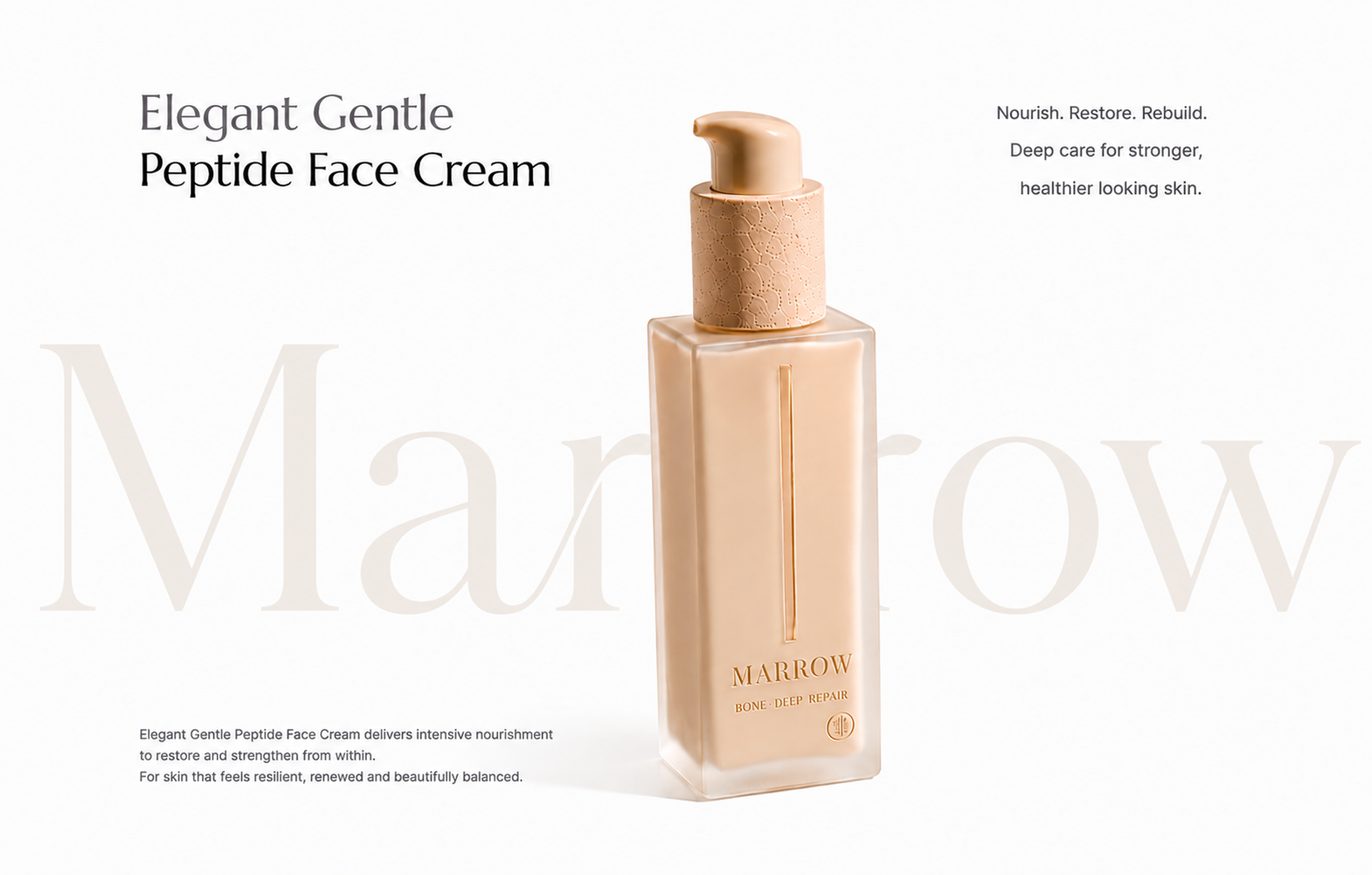 Peptide Cream — Elegant gentle peptide face cream